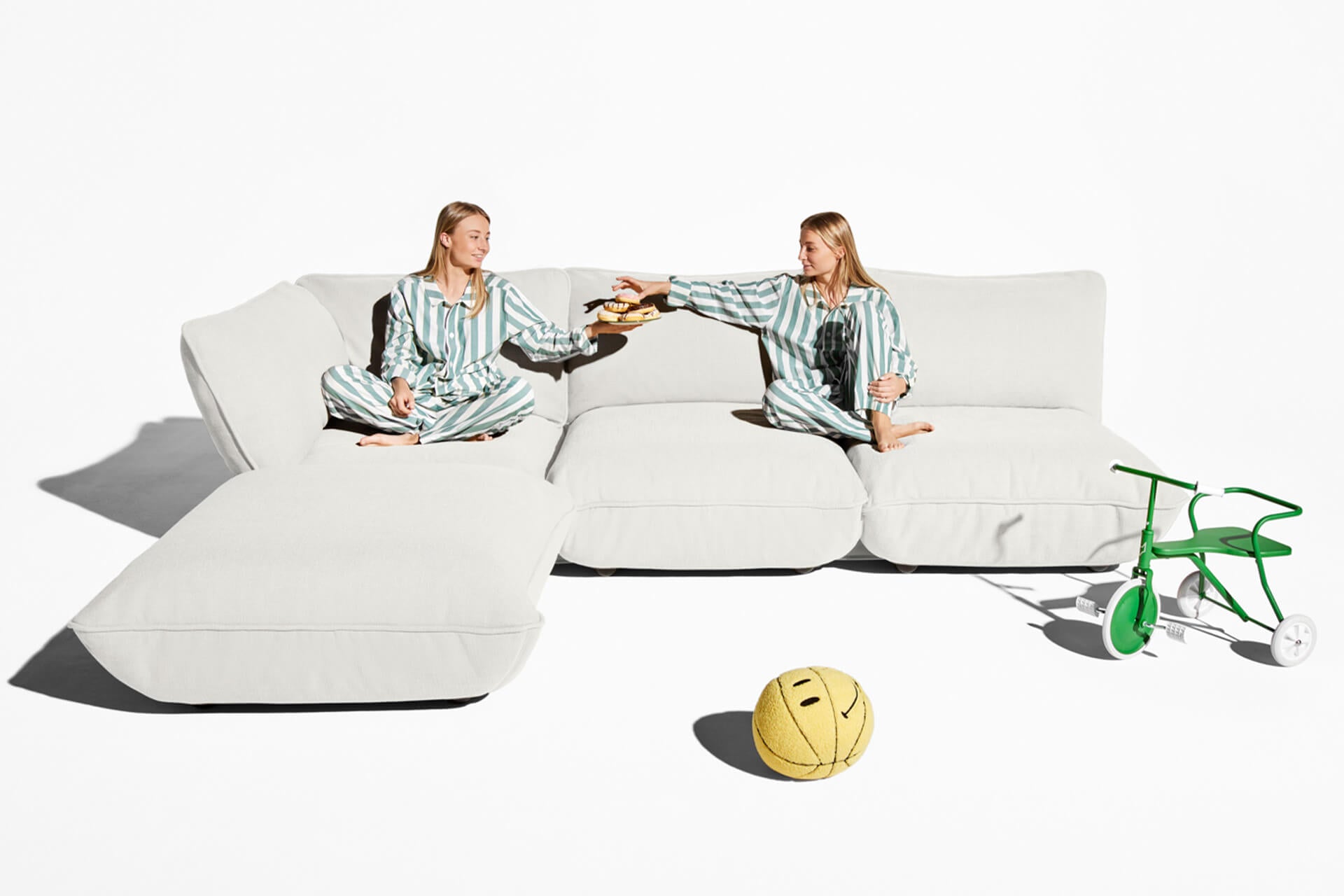 fatboy sumo corner sofa limestone