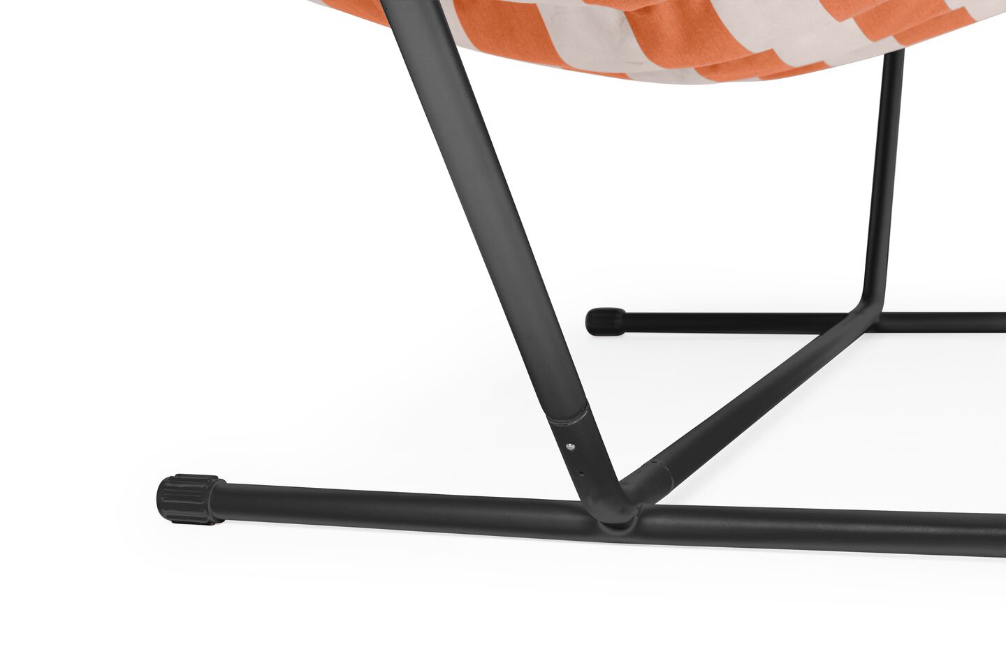 fatboy headdemock superb stripe orange creme incl rack black closeup