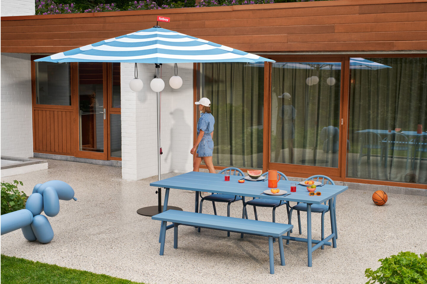 Wave blue incl. base black